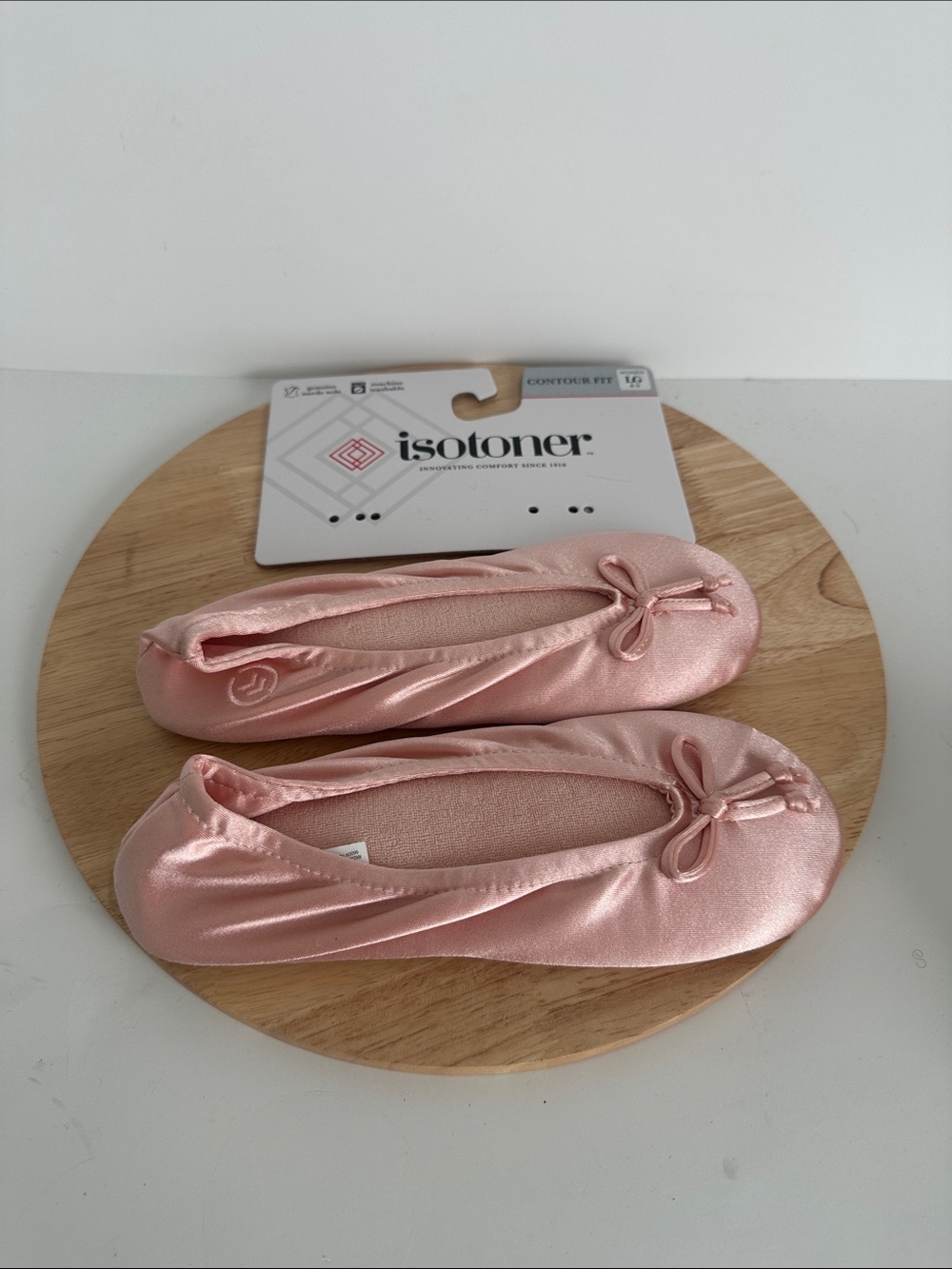 Isotoner Womens Ballerina Slippers large 8/9